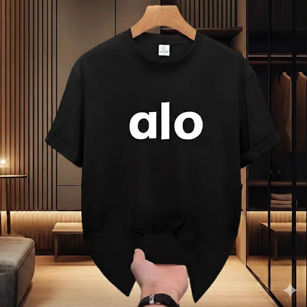 Premium China Drop-Shoulder T-Shirts  black