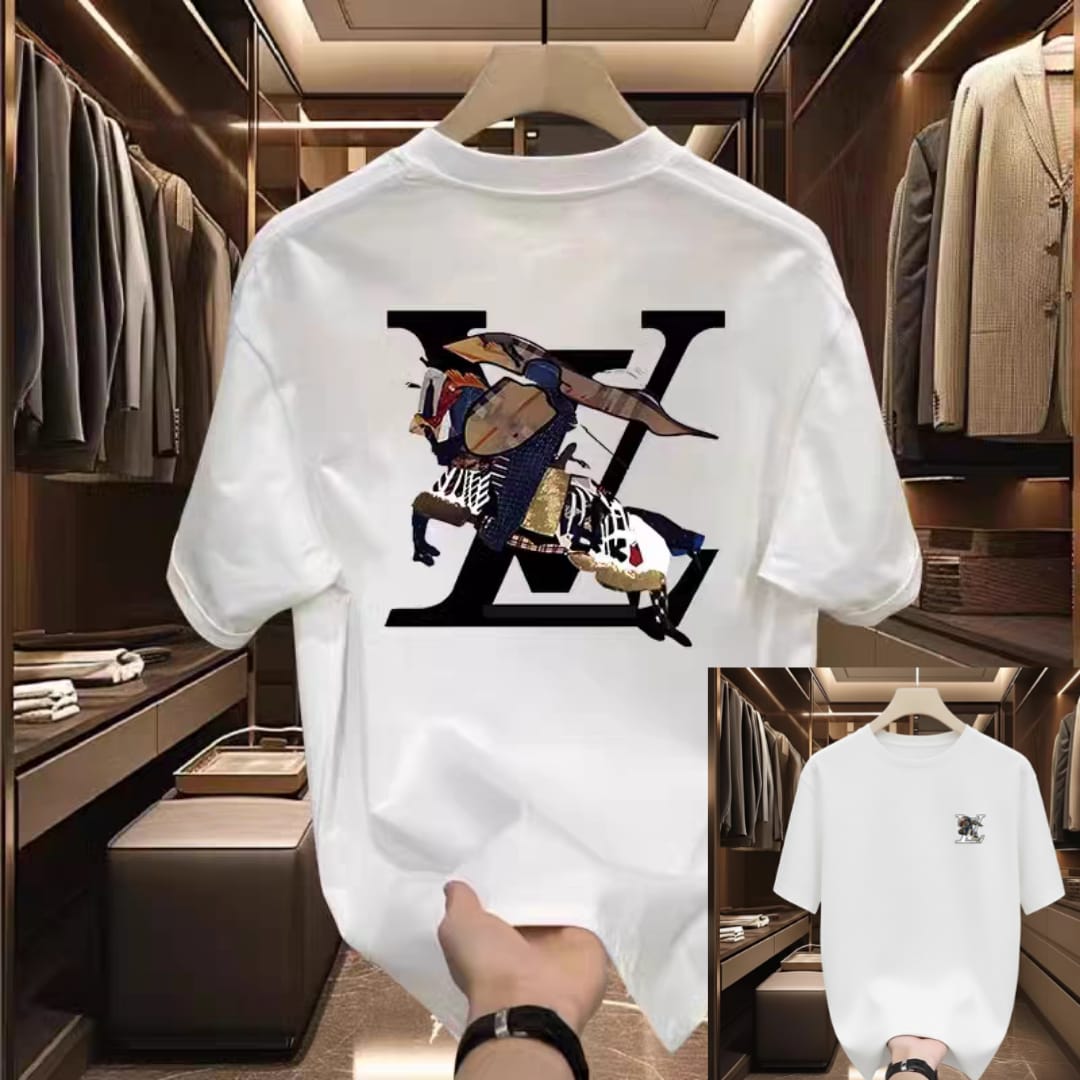 Premium China Drop-Shoulder T-Shirts white