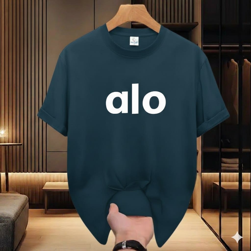 Premium China Drop-Shoulder T-Shirts  navi blue