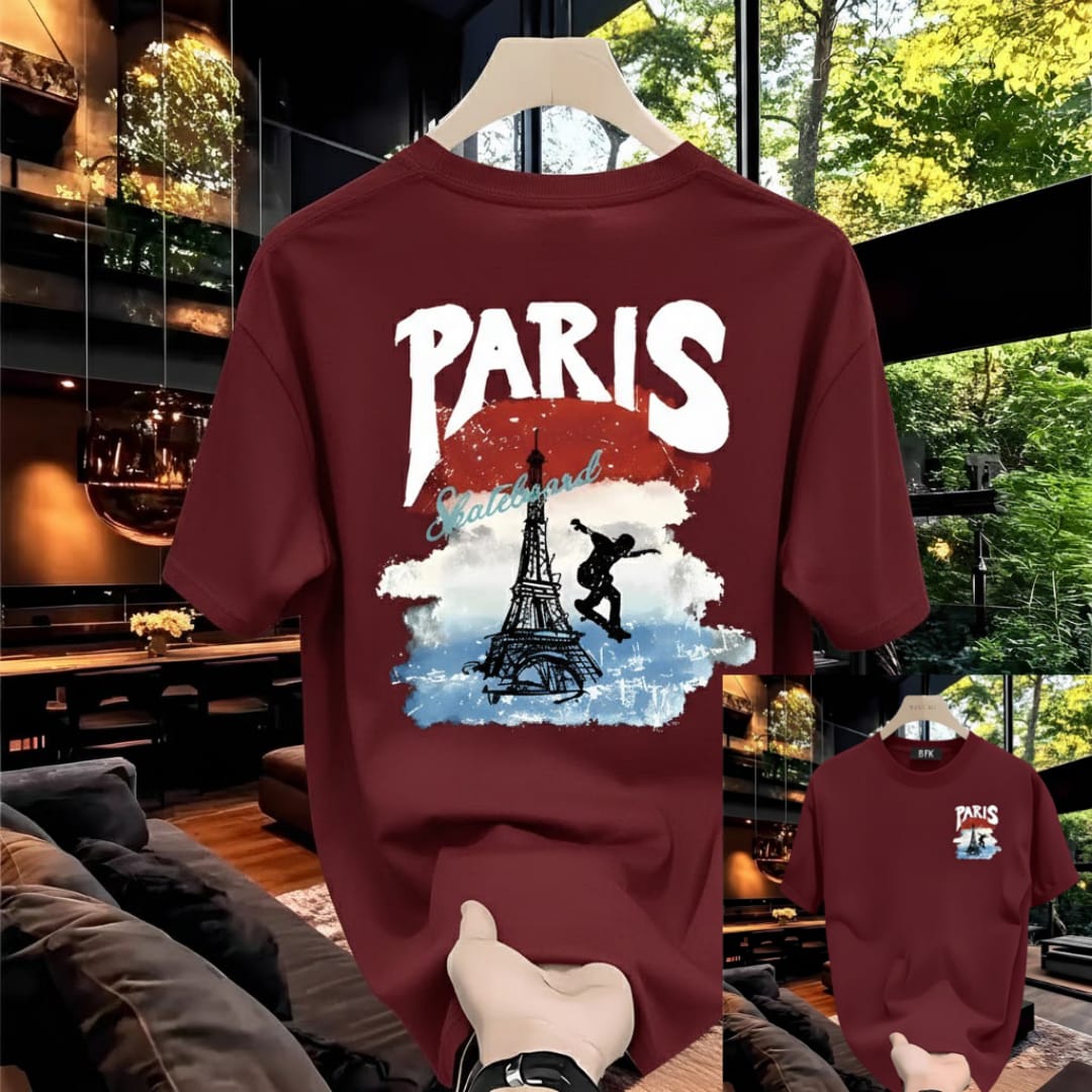 Premium China Drop-Shoulder T-Shirts  red