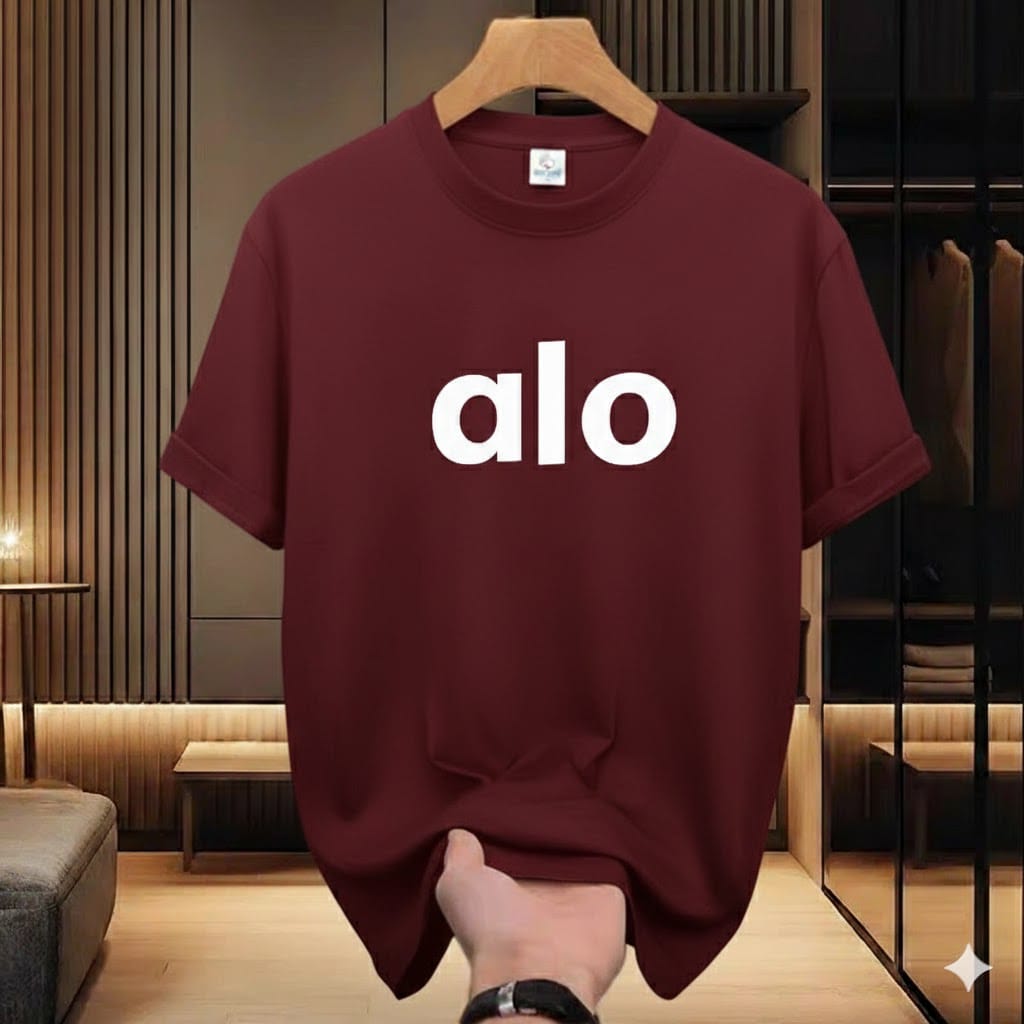 Premium China Drop-Shoulder T-Shirts  Red